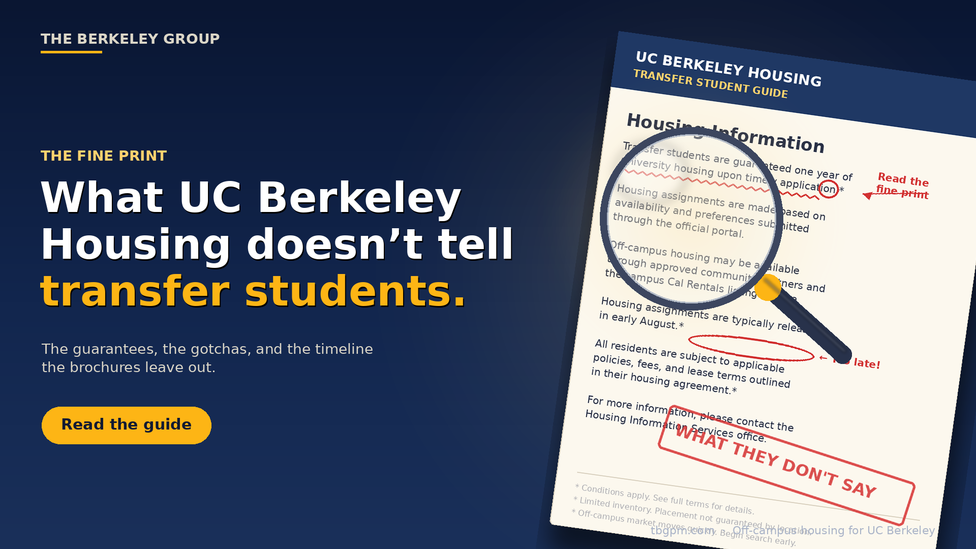 What UC Berkeley Housing Doesn't Tell Transfer Students - The Berkeley ...